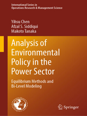 cover image of Analysis of Environmental Policy in the Power Sector